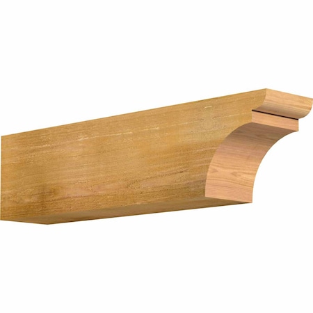 Ekena Millwork Yorktown Rough Sawn Rafter Tail, Western Red Cedar, 6"W x 8"H x 32"L RFT06X08X32YOR00RWR